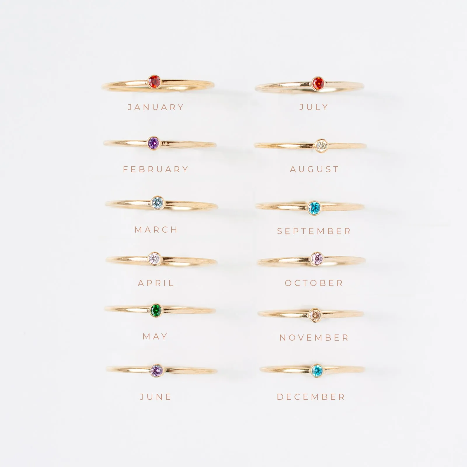 Birthstone Ring • January