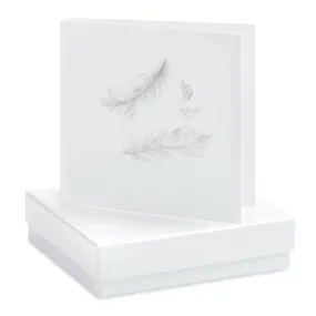 Boxed Blank Feather Earring Card