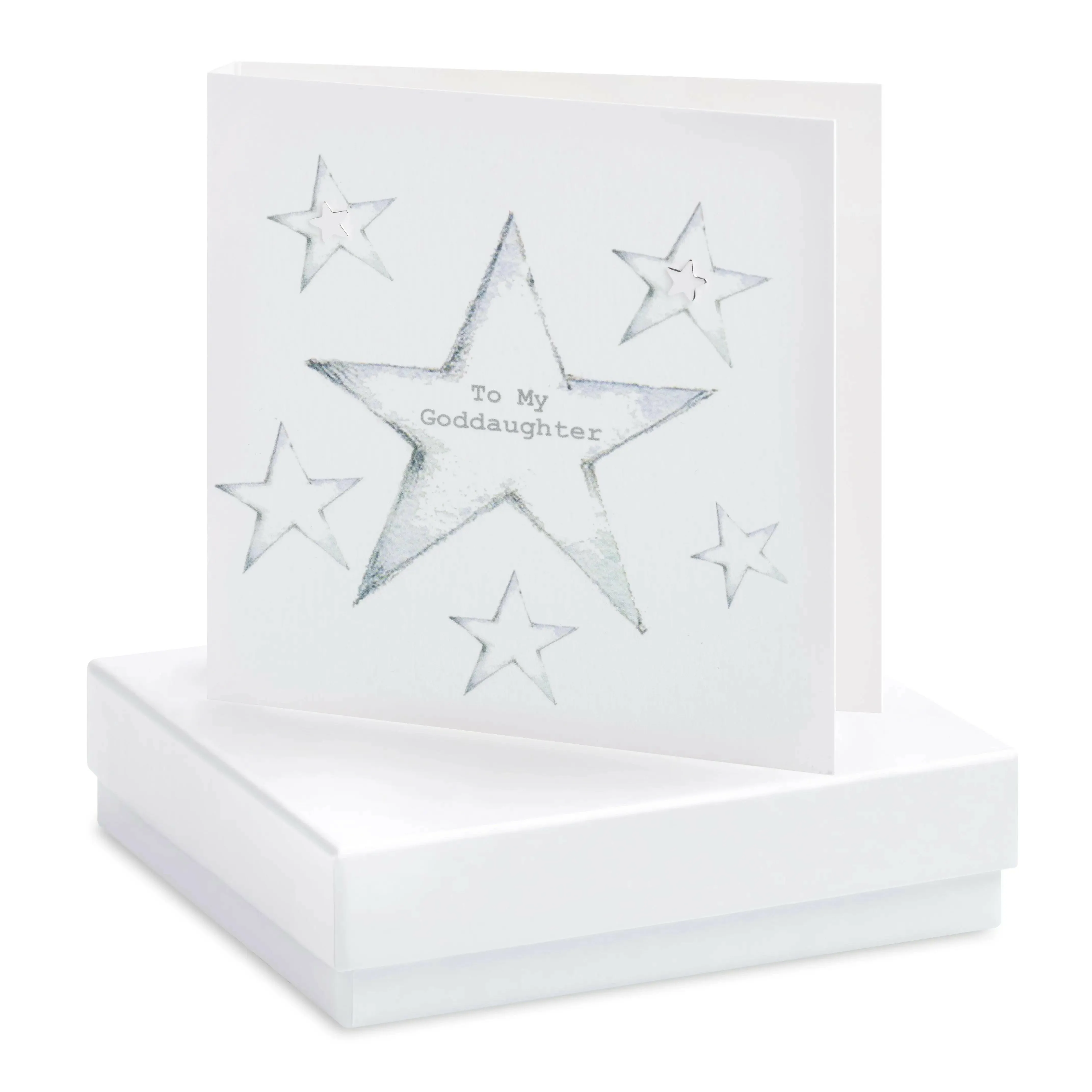 Boxed Goddaughter Earring Card