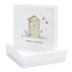 Boxed Shed Earring Card