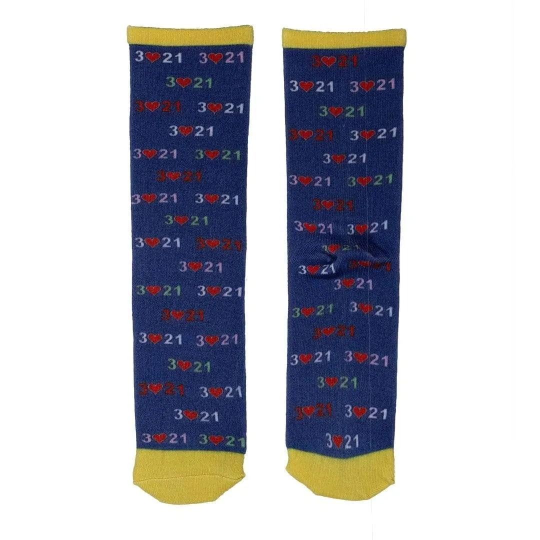 Down Syndrome Awareness Sublimated Crew Socks