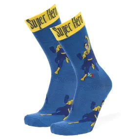 Down Syndrome Superhero Boy Crew Socks