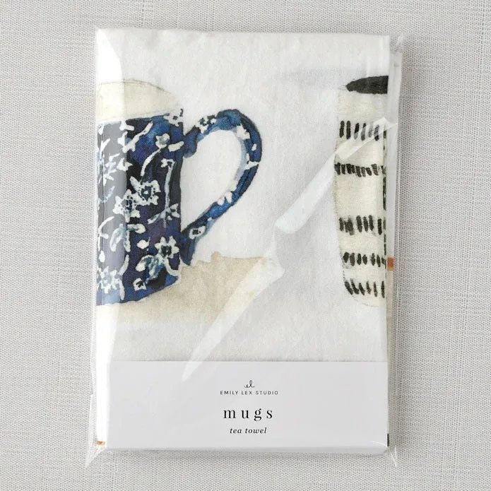 Emily Lex Studio - Mugs Tea Towel