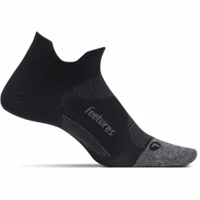 Feetures Elite Light Cushion No Show Tab Black