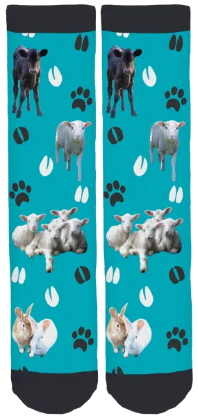 FreeHearts Animal Sanctuary Crew Socks