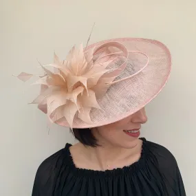 J Bees JB23/306 Fascinator On Headband In Pinks