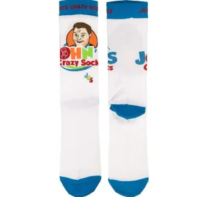 John's Crazy Socks Logo Socks