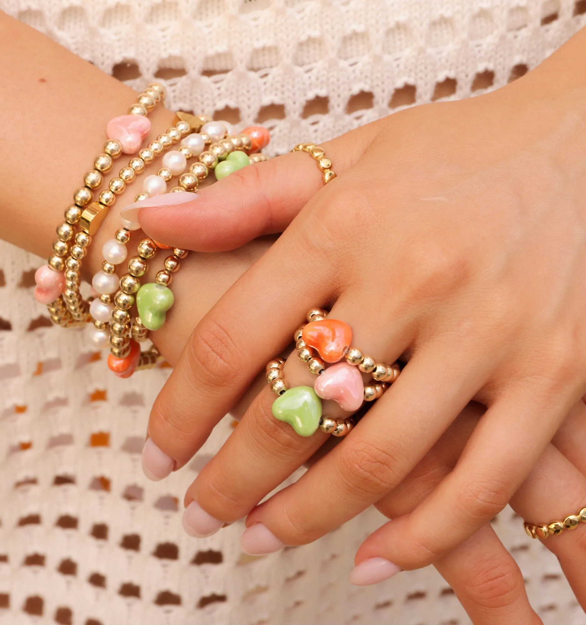 Orange Sweetheart Ring