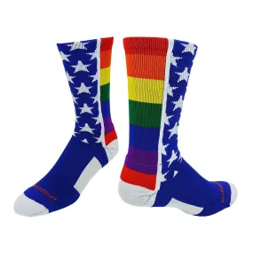 Rainbow Pride Crew Socks