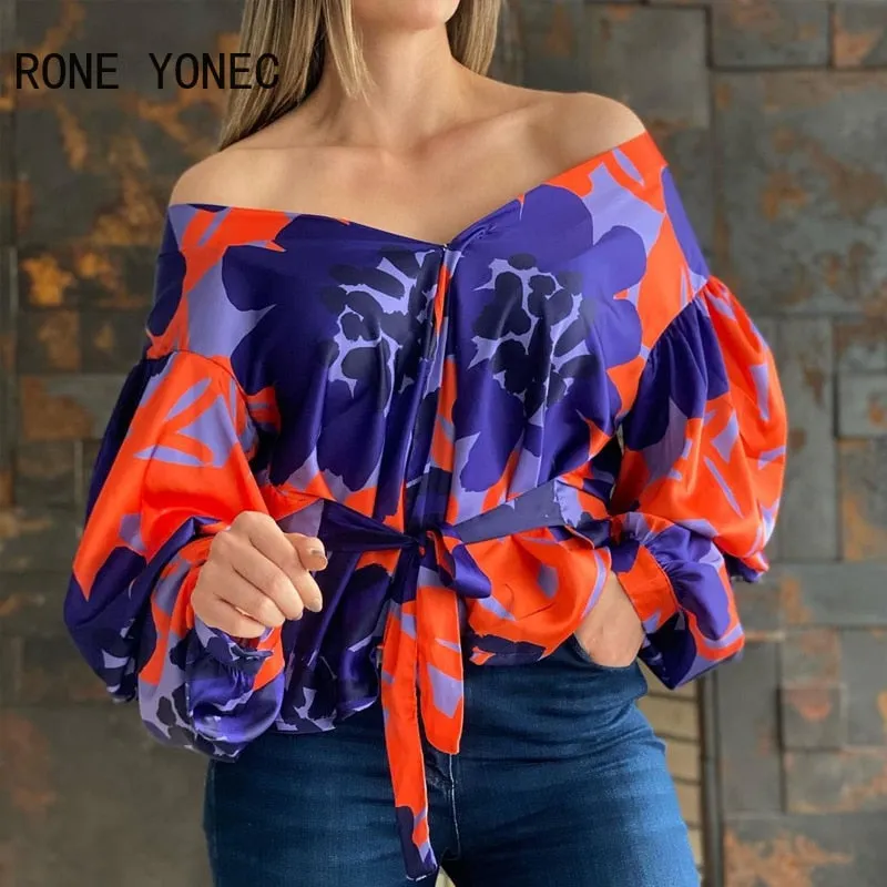 Women Casual Print Blouse