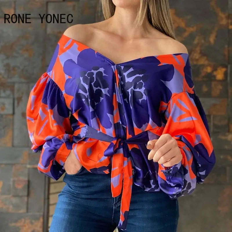 Women Casual Print Blouse